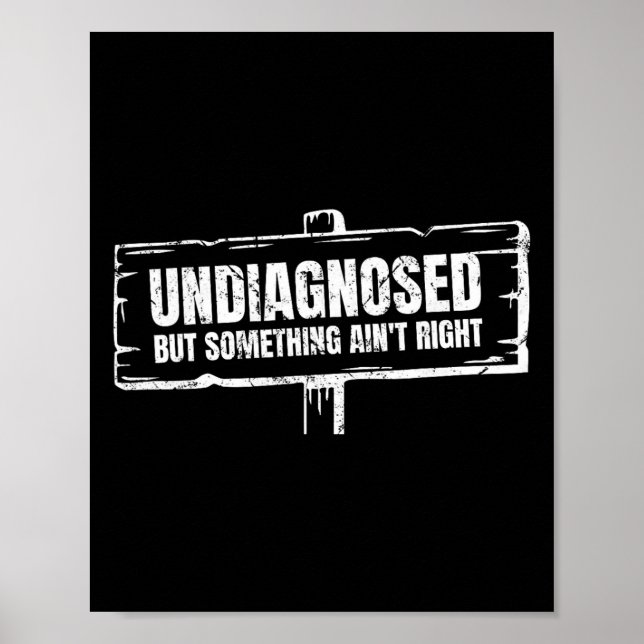 Odjdiagnostiserad Men Något Är Inte Rätt Roligt Ps Poster (Framsidan)