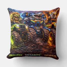 Odjur, förare monster trucks den ultimata trion gr kudde