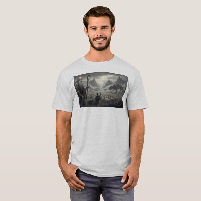 Odjur kommer in t shirt (Hel framsida)