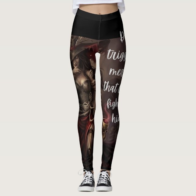 Odjuret bortom min mask leggings (Framsida)