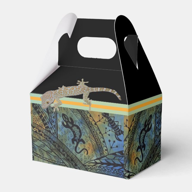 Ödla Batik Presentaskar (Framsidan Sidan)