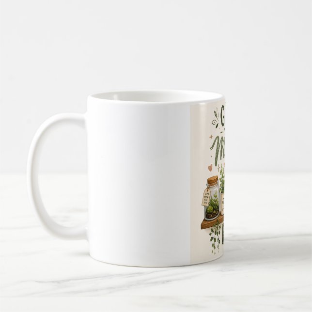 Odla Din Egen Magi | Mini Trädgård Estetisk Växt Kaffemugg (Vänster)