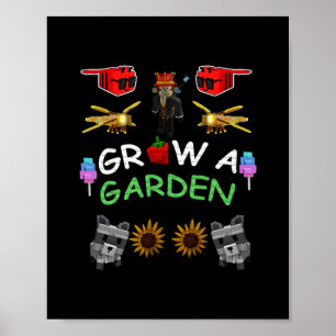 Odla En Trädgård Gamer Fan Merch Poster