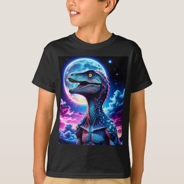 ödla från rymden t shirt (Framsida)