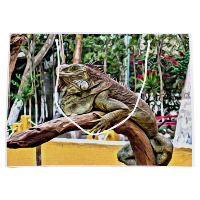 Ödla på en gren (Framsidan)