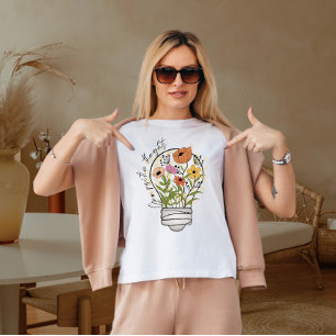 Odla positiva tankar T-shirt