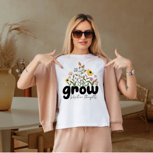 Odla positiva tankar t shirt