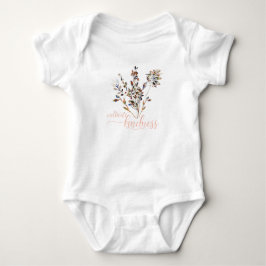 Odla Vänlighet Blommig Bebis T Shirt