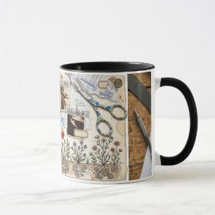 Odlade innovation vintage skrapbok collage Mu Mugg
