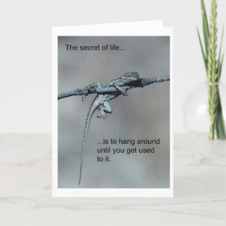 Ödlafödelsedagkort Kort