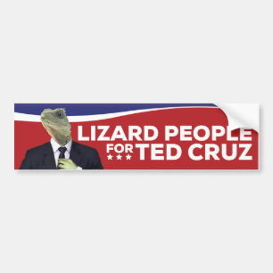 Ödlafolk för Ted Cruz Bildekal