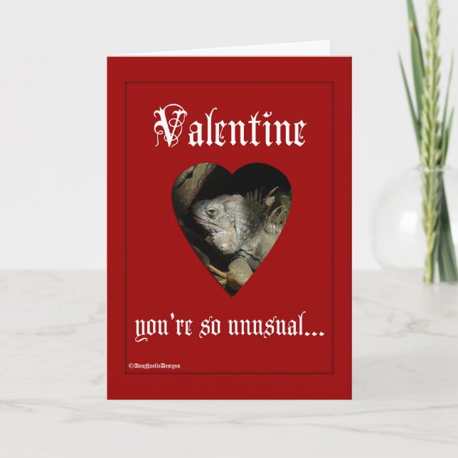 ÖdlakärlekValentin-Leguan Helgkort (Framsida)