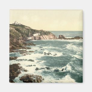 Ödlan pekar, Cornwall, England Magnet