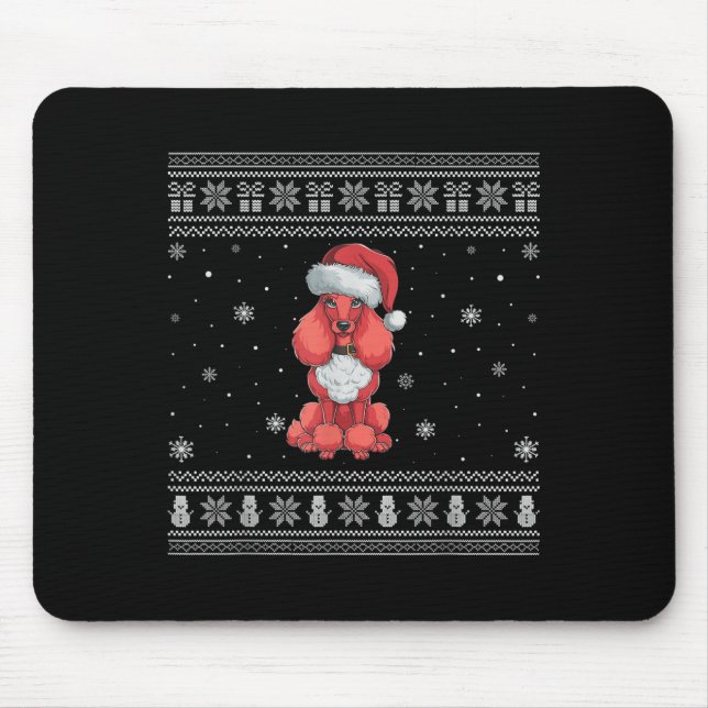 Odle Dog Lovers Men Women Santa Ugly Xmas Sweater  Musmatta (Framsidan)