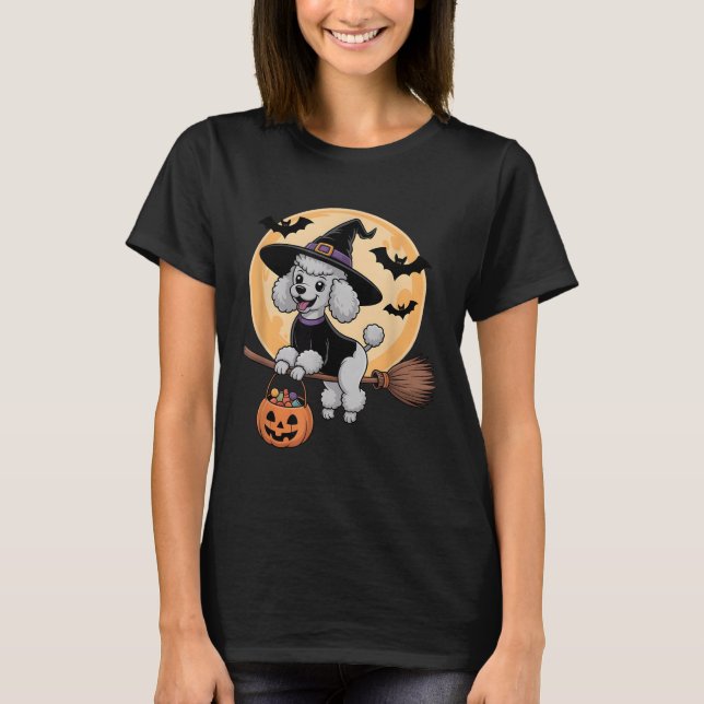 Odle Witch Hat Pumpkin Halloween Costume Manar Wom T Shirt (Framsida)