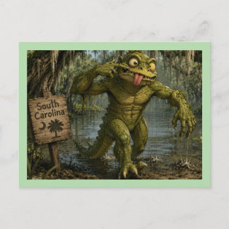 Ödlemannen från South Carolina Vykort