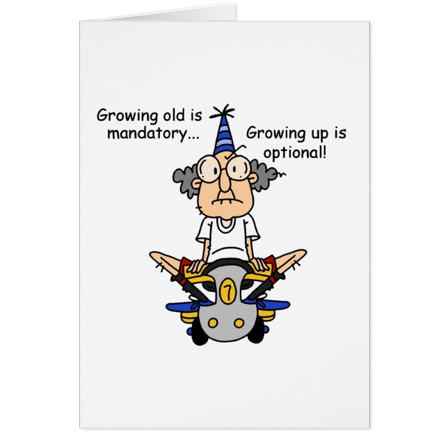 Odling är tillval Humor Hälsningskort (Framsidan)