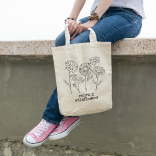 Odling av daisy Flowers Tygkasse