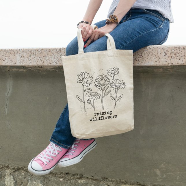 Odling av daisy Flowers Tygkasse (Skapare uppladdad)