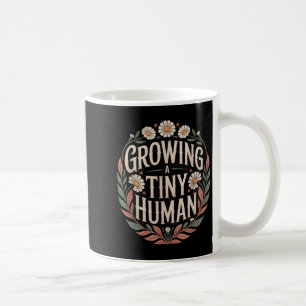 Odling av en liten ny mamma Pappa Gravid Announc Kaffemugg