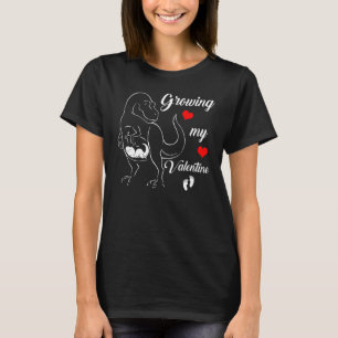 Odling av min Alla hjärtans Gravid Ny mamma Valent T Shirt