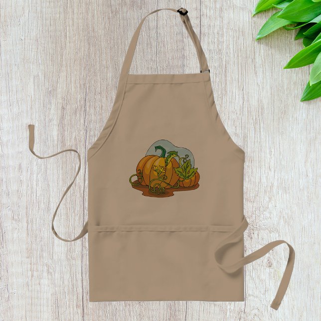Odling av Orangen Pumpkins Vegetable Apron Förkläde (Skapare uppladdad)