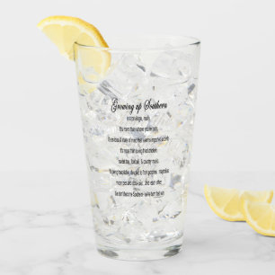 "Odling av sydsvett tea Glass Tumbler Glaskopp