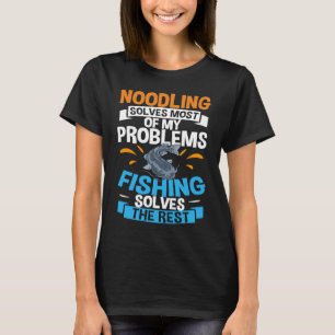 Odling Catfish Fishing Flathead Catfish Noodl T Shirt