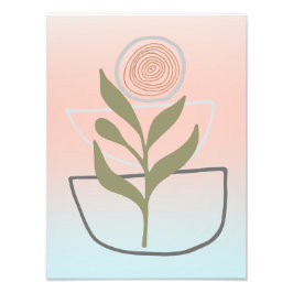 Odling inom Boho-Abstrakten Fototryck