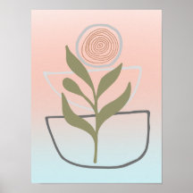 Odling inom Boho-Abstrakten