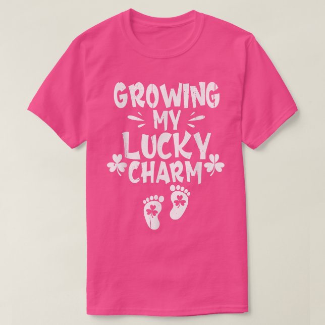 Odling Lucky Charm St patrick's day Gravid Ann T Shirt (Design framsida)