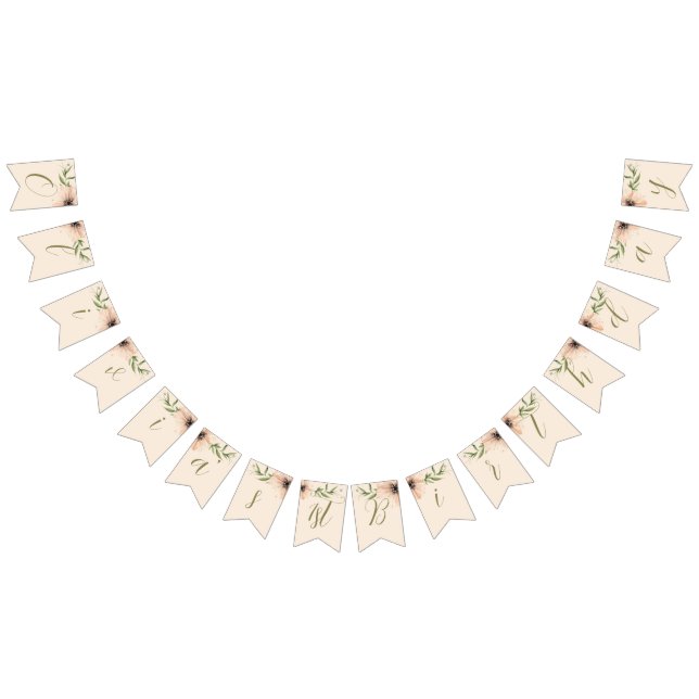 Odling som en Ogräs 1:a födelsedagsflicka. Vimplar (Alla)