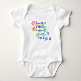 "Odling som ogräs" Funny Rainbow Baby Bodykostym T Shirt
