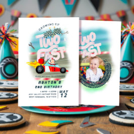 Odling upp till 2:a födelsedagen Party Inbjudningar