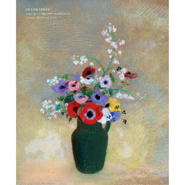 Odlion Redon Fina glödande blommor CC1256 Art. Poster