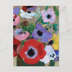 Odlion Redon Vackra lysande blommor CC1253 Vykort