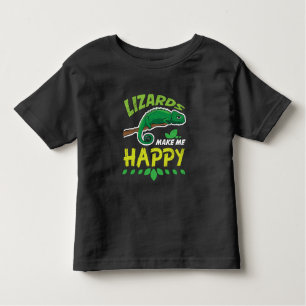 Ödlor gör mig den lyckliga reptildräktgåvan t shirt