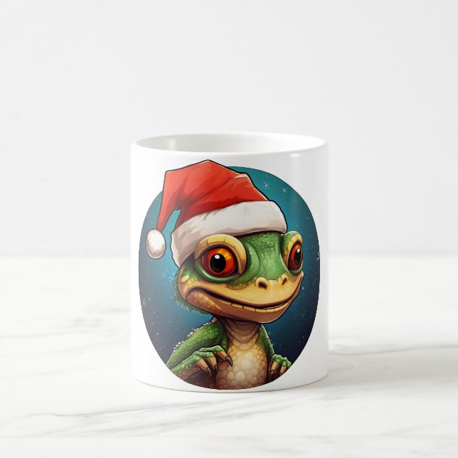 Ödlor jul kaffemugg (Center)