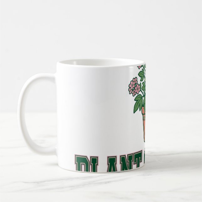 Odlugga Farmor Blommande Krukväxt Present Kaffemugg (Vänster)