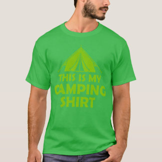 Ödmarks camping tält skjorta vintage t shirt