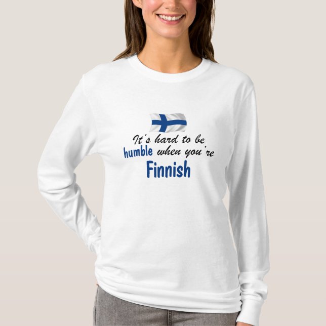 Ödmjuk finska t-shirt (Framsida)
