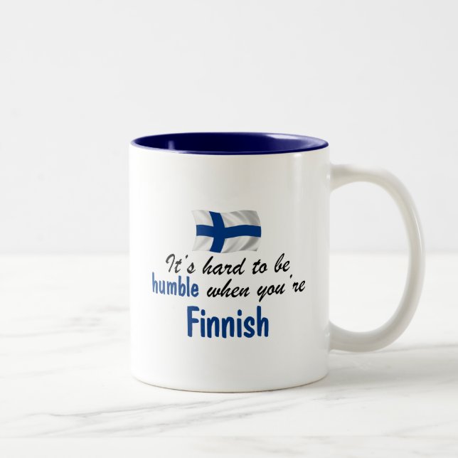 Ödmjuk finska Två-Tonad mugg (Höger)