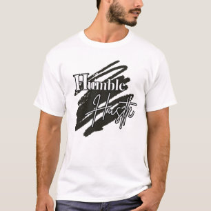 Ödmjuk flit Motivation Minimal vardagskläder T Shirt