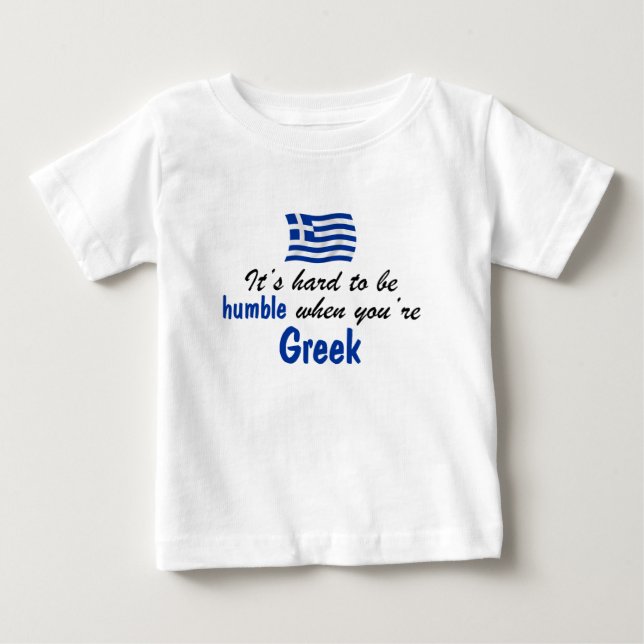 Ödmjuk grek tee shirt (Framsida)