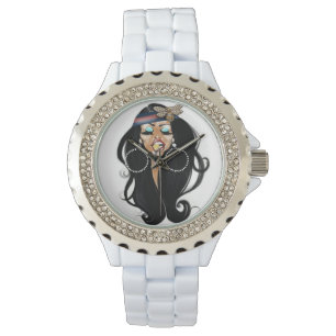 Ödmjuk klockavit för BI Armbandsur