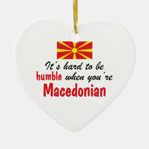 Ödmjuk Macedonian Julgransprydnad Keramik