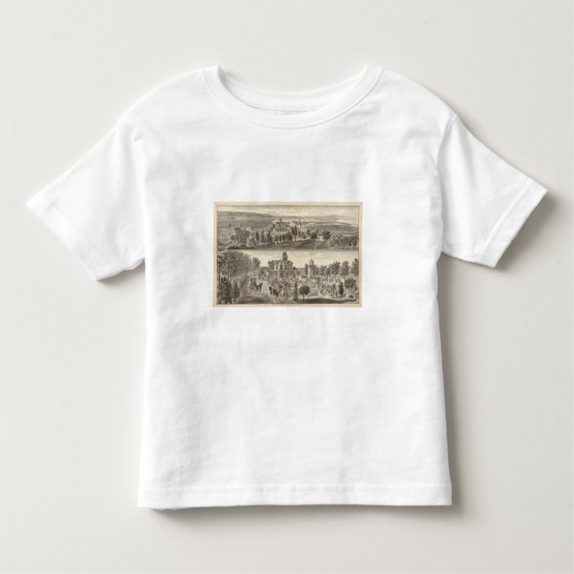 Ödmjuk res, lantgård t shirt (Framsida)