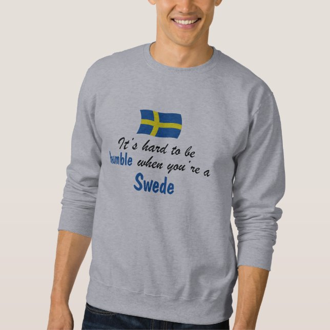 Ödmjuk svensk sweatshirt (Framsida)