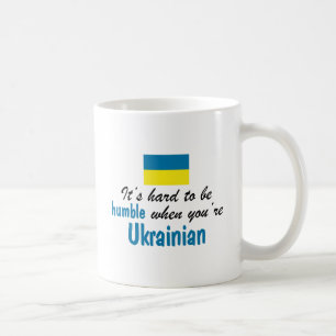 Ödmjuk ukrainare kaffemugg