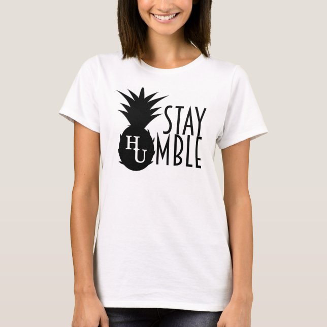 Ödmjuk utslagsplats för stag t-shirt (Framsida)